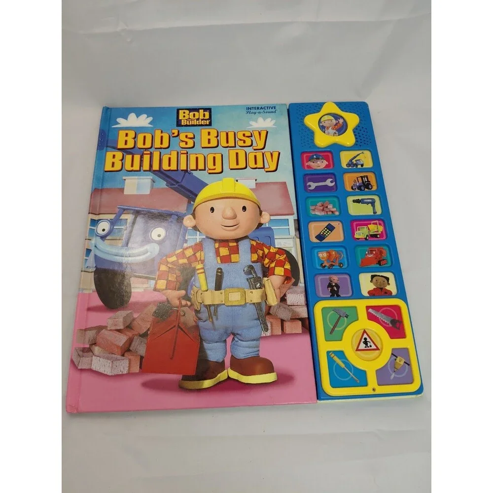 Vintage 2003 Bob the Builder – Bob's Busy Building Day – Interactive Play Sound